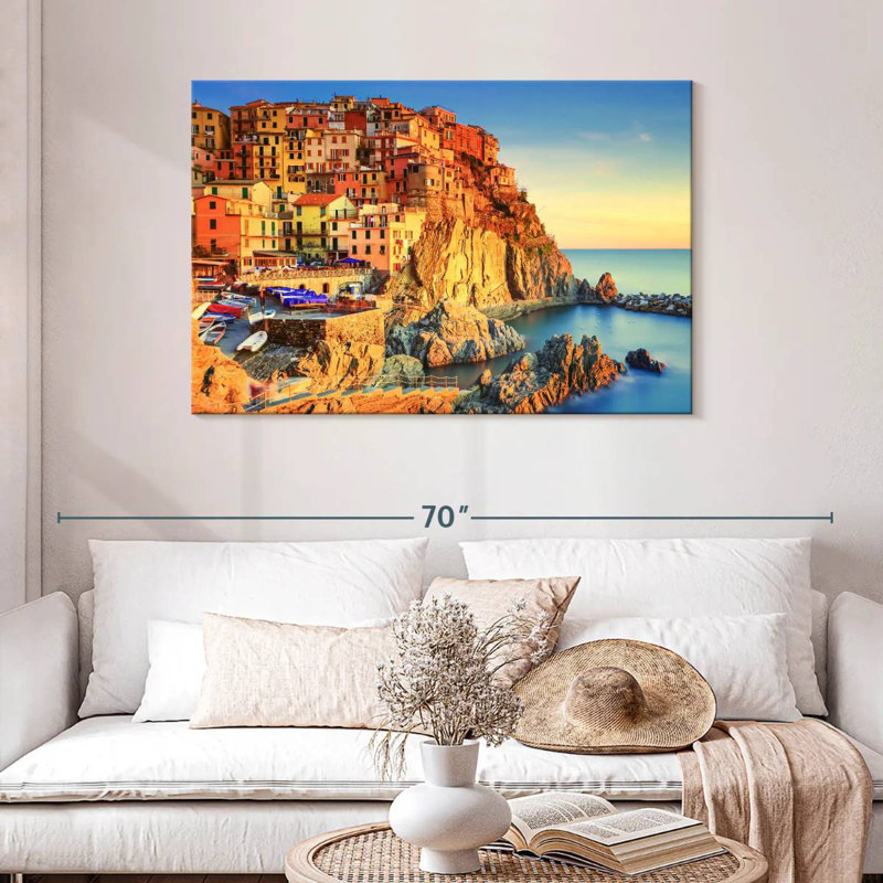 Gillard Manarola Village Cliff, H 30 po x l 45 po