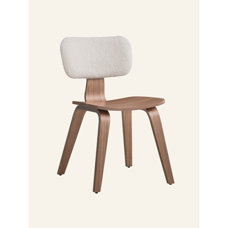 Ensemble de 2 chaises d'appoint Casson White Boucle 7
