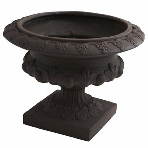 Pequena Decorative Fiber Clay Urn Planter