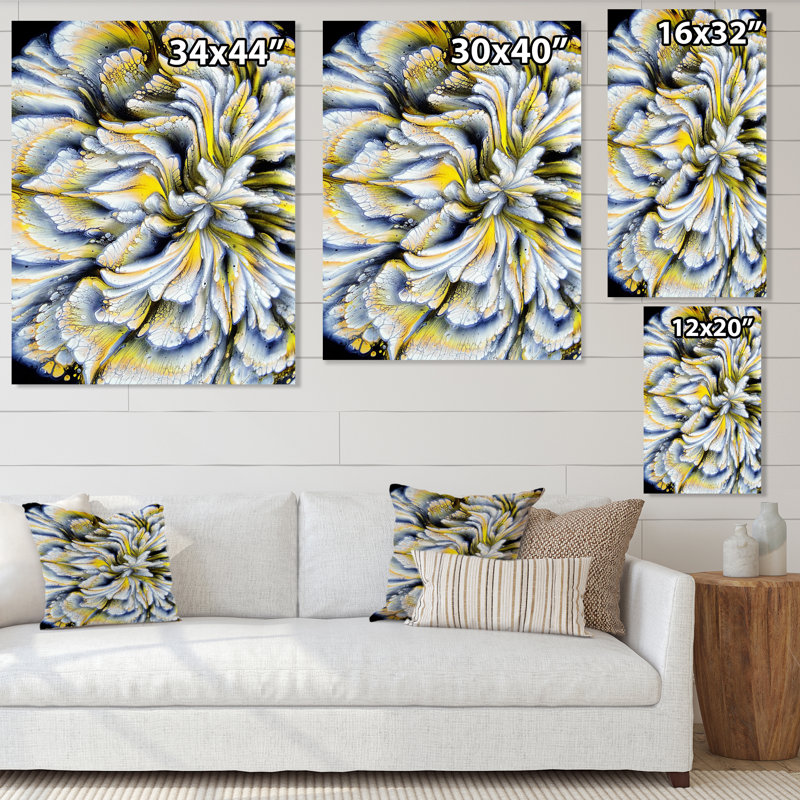 Œuvre d'art moderne sur toile, L 12 po x H 20 po, Toile tendue