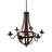 Suspended luminaire with adjustable chain
