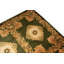 Ikat Hand-Knotted Wool Green/Gold Area Rug