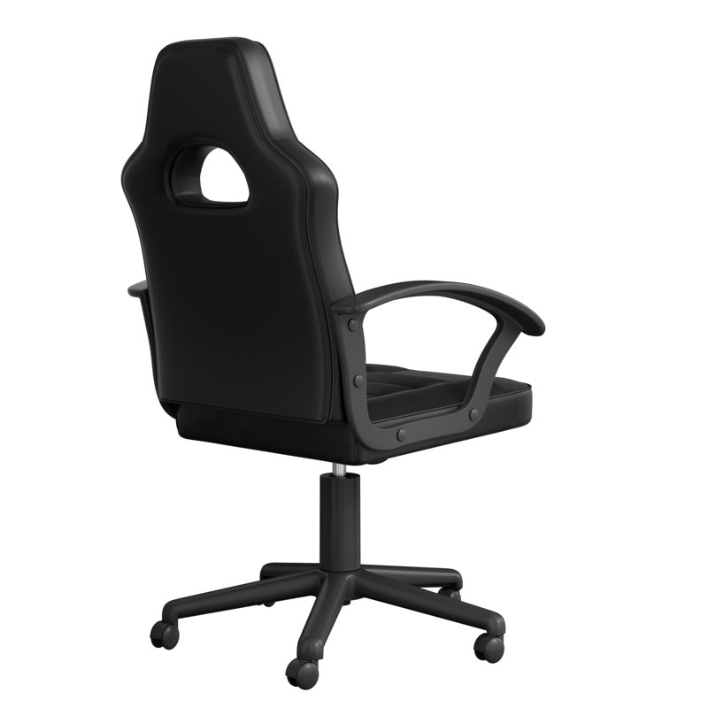 BraZen Valor Mid Back PC Gaming Chair, Black