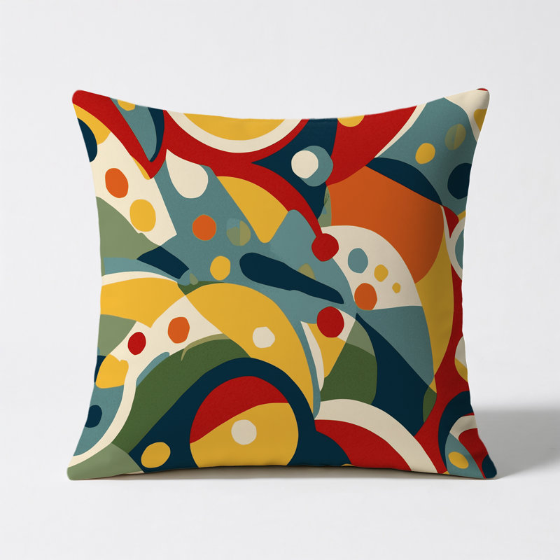 Vibrant Pulse Indoor And Outdoor Pillow, Square 20"