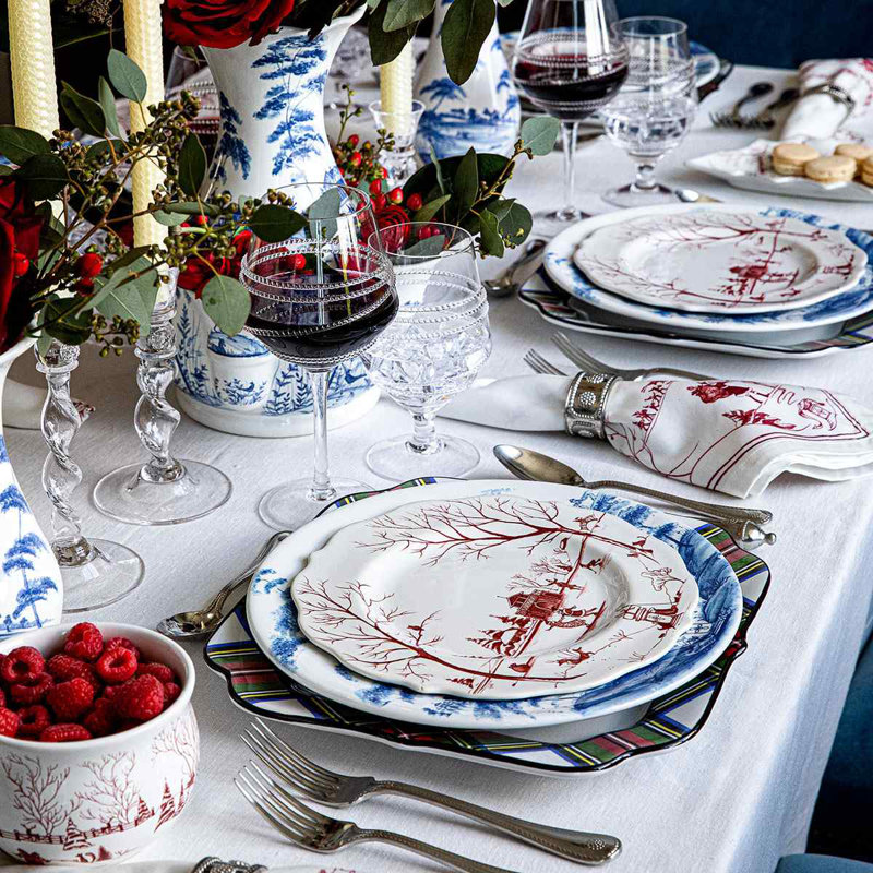 Country Estate Winter Frolic Dessert/Salad Plate