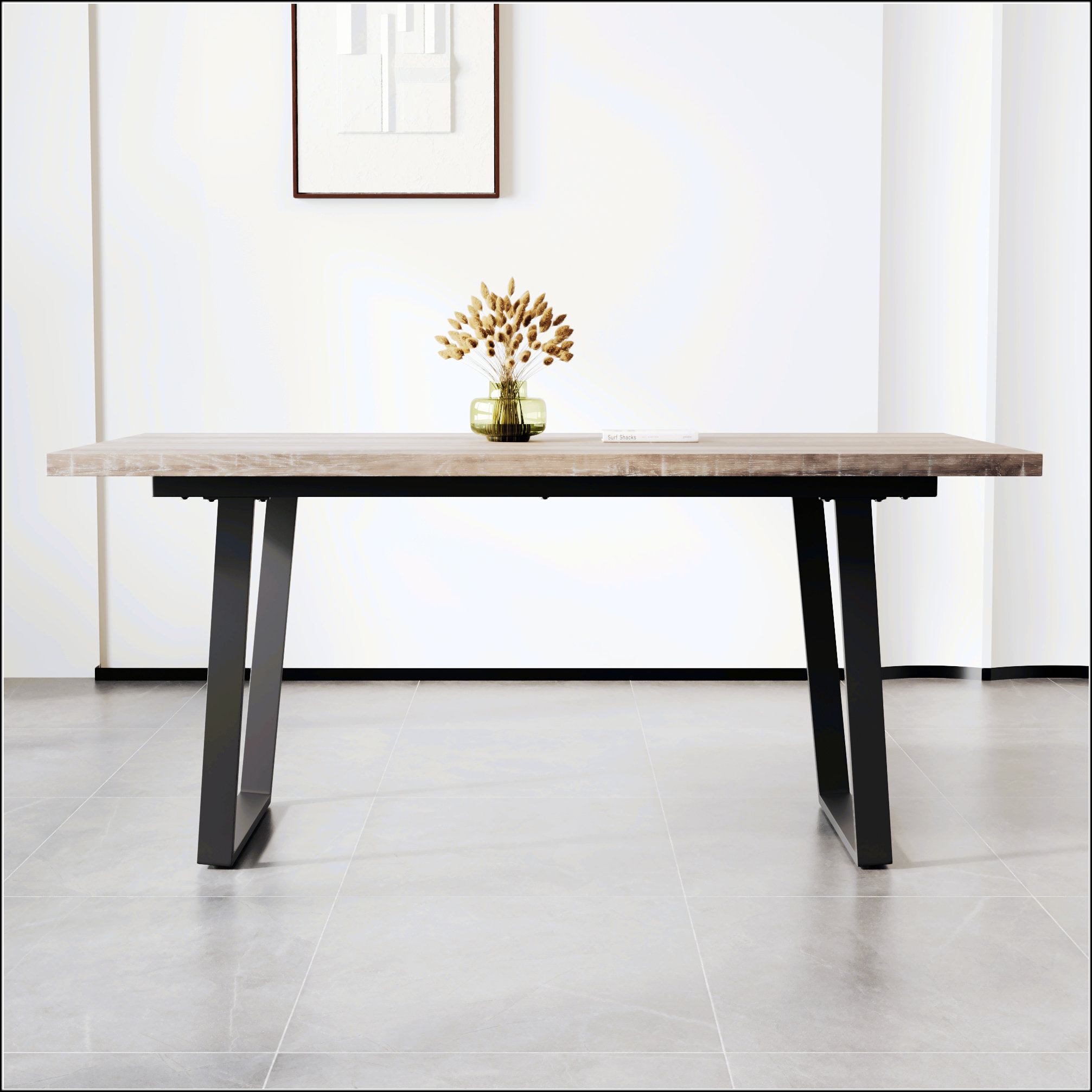 Ebern Designs 62.9-Inch Rectangular MDF Dining Table - Wayfair Canada