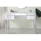 Cosmo 52'' Glass Top Console Table