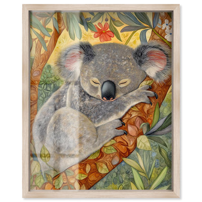 «Dreaming Koala Shadowbox Print» par Art Remedy
