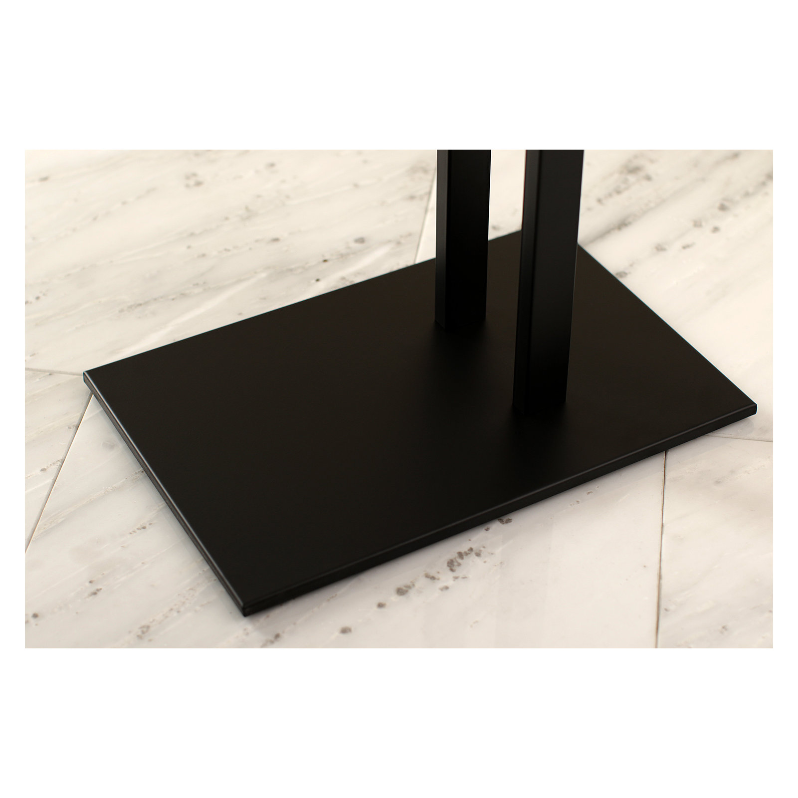 Kingston Brass Edenscape Freestanding Dual Towel Rack, Matte Black