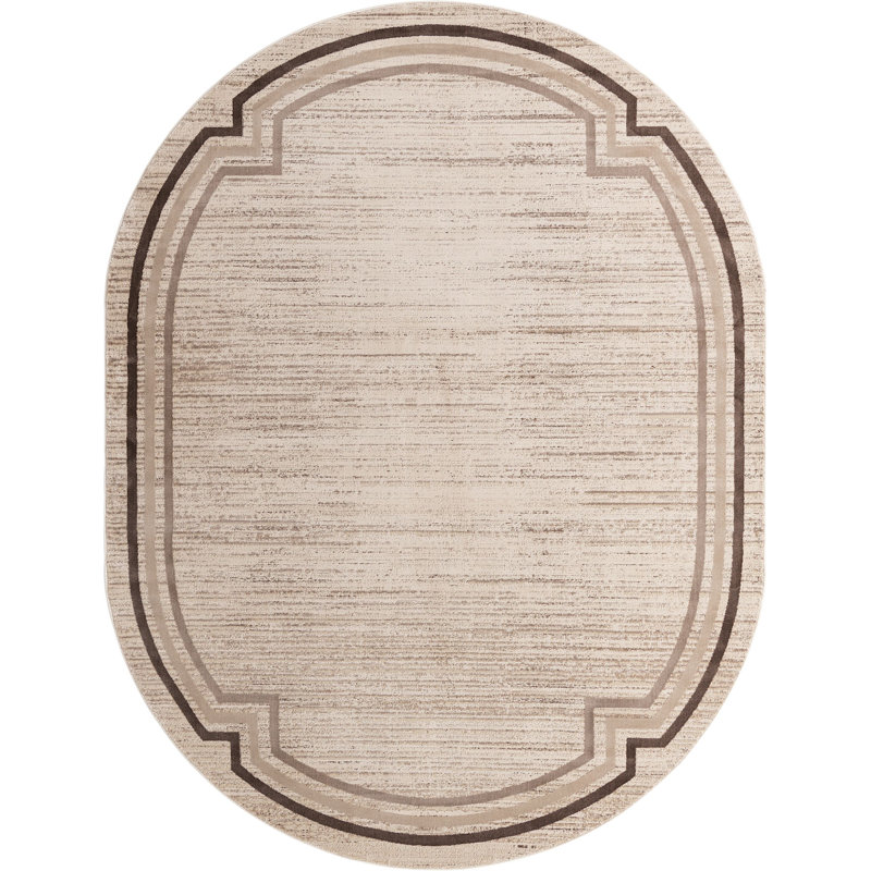 Alfano Geometric Indoor Rug, Oval 8' x 10'