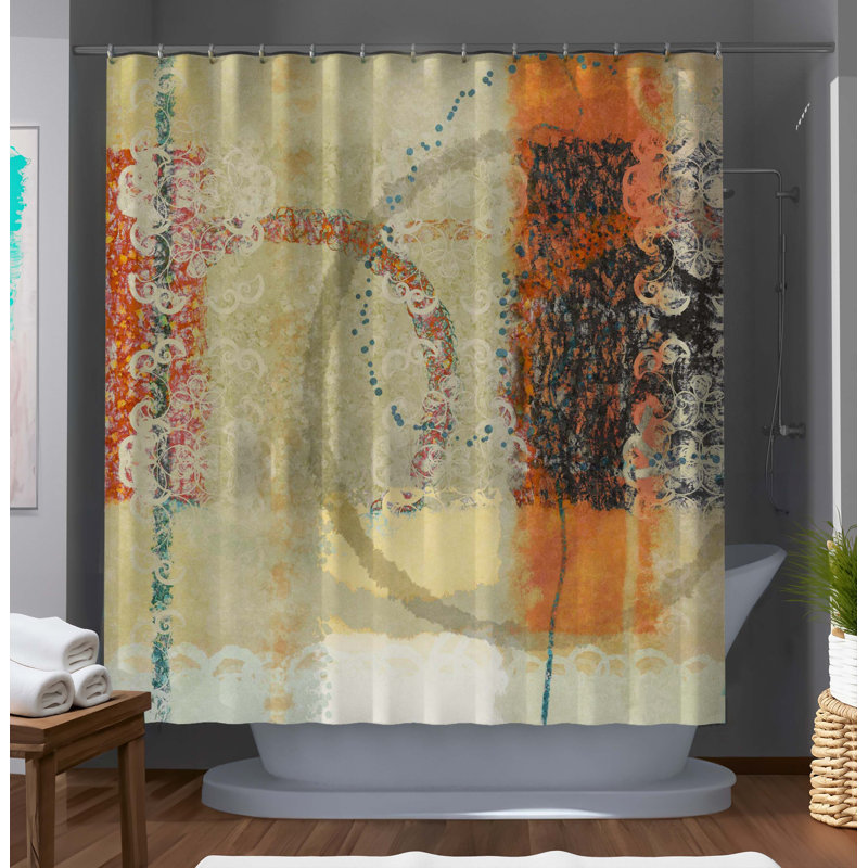 Dirleton Abstract Shower Curtain