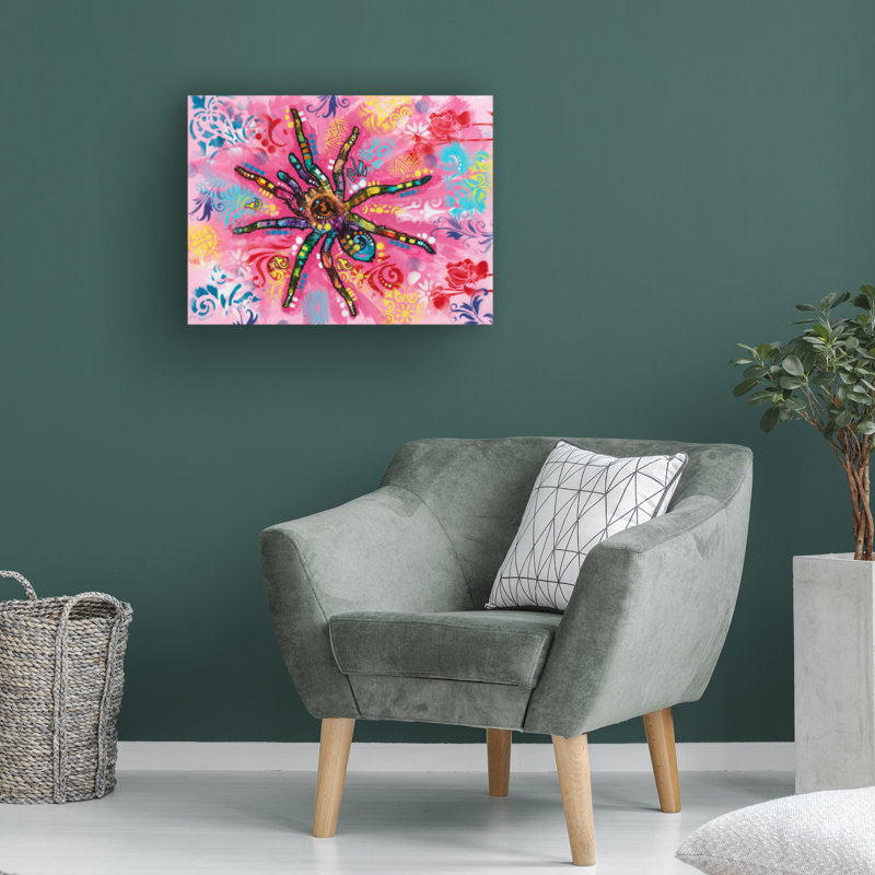 «Animals Fuzzy Legs», peinture sur toile encadrée, H 14 po x l 19 po x P 2 po
