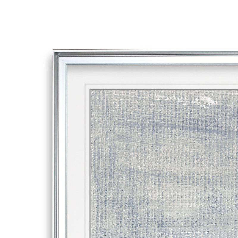 « vieilli iii », reproduction encadrée, H 17,5 po x l 17,5 po x P 1,5 po, Cadre argenté