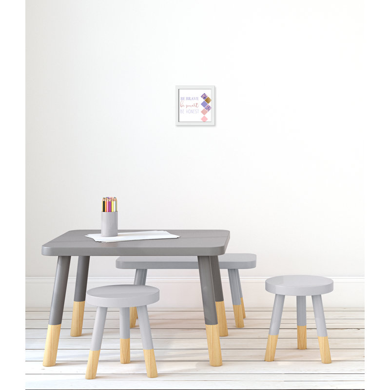 Soyez solide 2, H 9 po x l 9 po x P 1,19 po, Encadré de boîte blanc