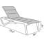 Chaise longue Grosfillex Sunset Comfort-107435062