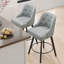 Élégant tabouret de bar pivotant à 360 ° de conception élégante avec coussin moelleux et fabrication robuste-929424375-929424371