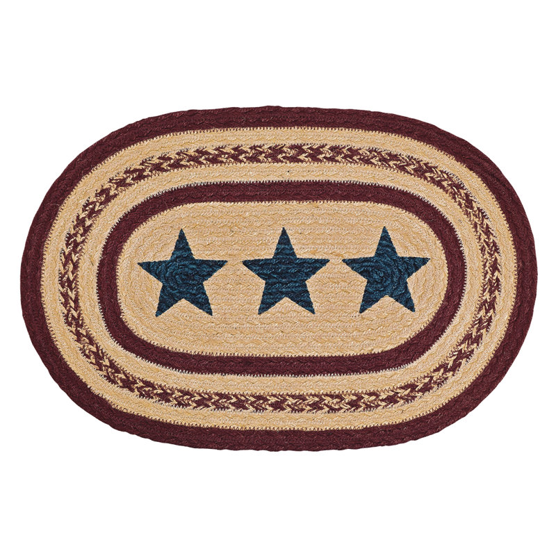 Potomac 100% Cotton Geometric Oval Placemat