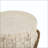 Rustic MGO Side Table with Simulated Braided Cord Handle