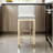 Boly Upholstered Counter Stool with Metal Frame-98648842-98648843