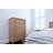 Chatham - 5 Drawer Chest - Warm Maple Finish