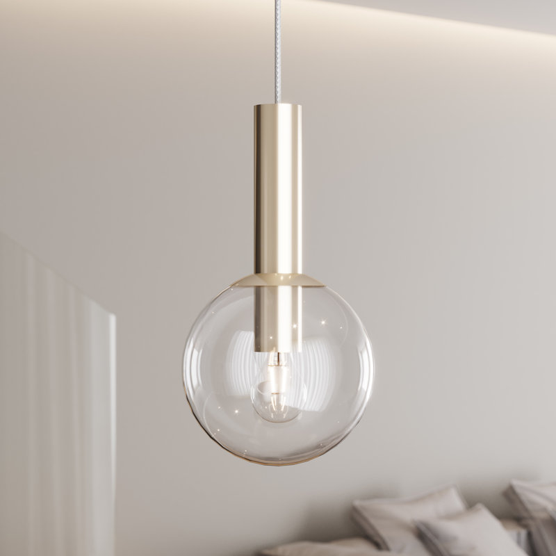 Bubbles 1 - Light Pendant, 22" H x 12" W x 12" D, Satin Brass