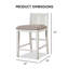 Ensemble de table de salle à manger 3 pièces à hauteur de comptoir Fiorangelo-837153619