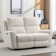 Divona 63.8" Wide Microfiber Upholstered Zero Clearance Recliner Power Reclining Loveseat Sofa with USB Port, 2-Seater Recliner Loveseat