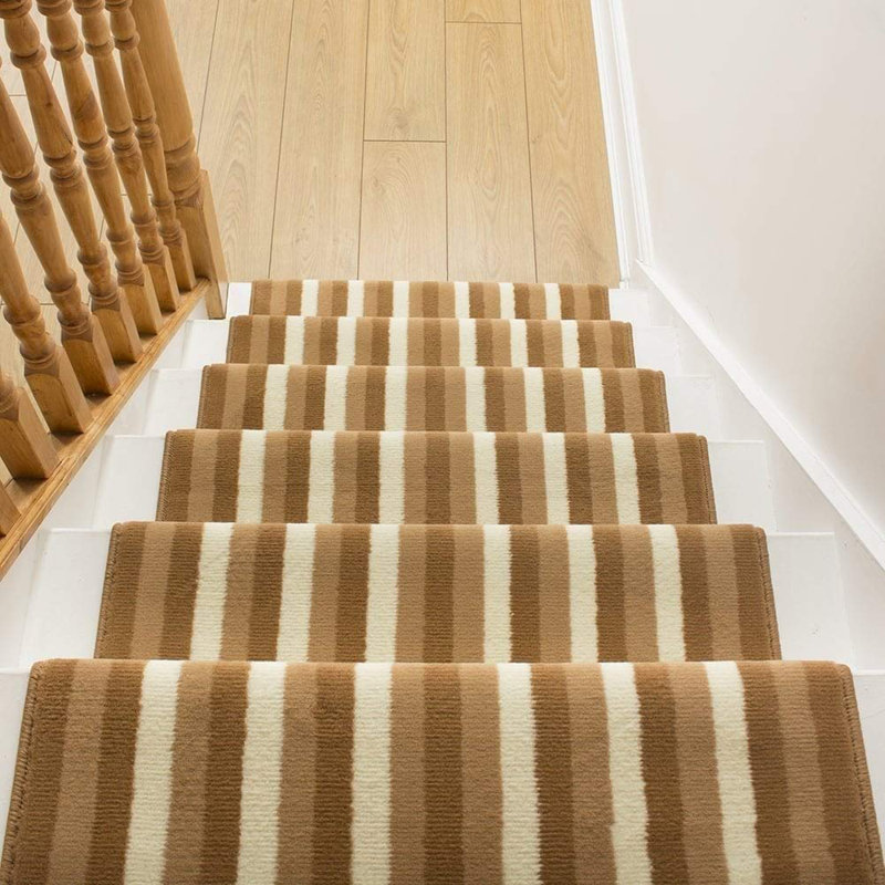 Stair Runner Columbia Striped Indoor Area Rug, Runner 60 x 450cm