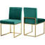 Chaise d'appoint rembourrée en velours Amberdawn-1602561294-1602561297