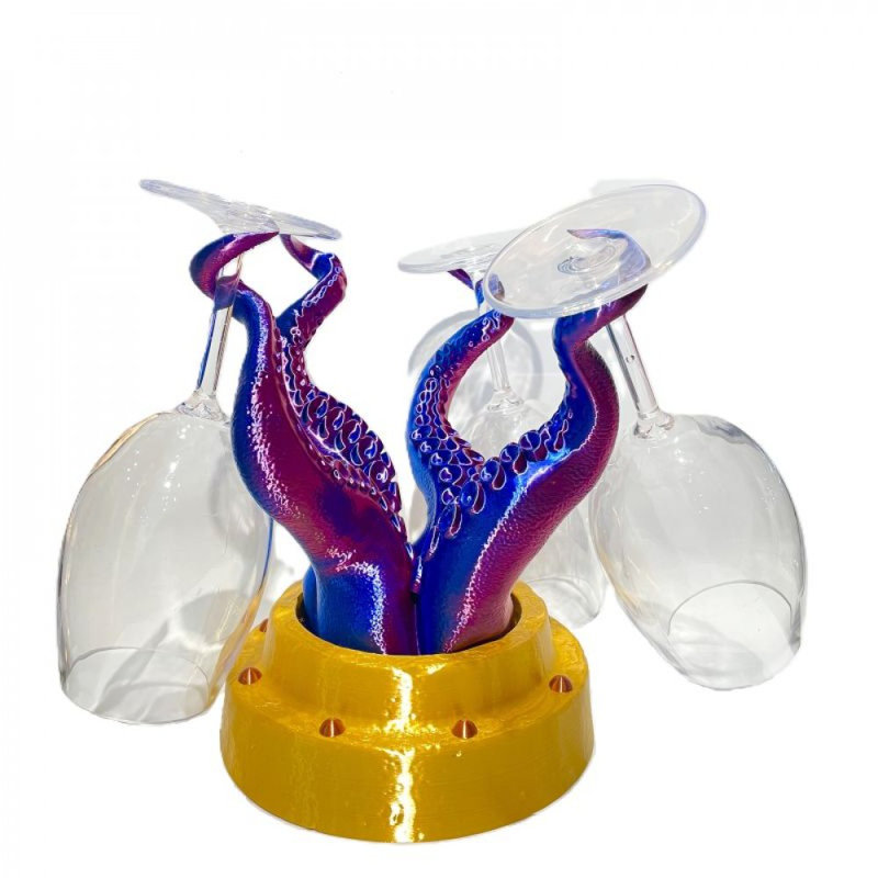 3D Printed Octopus Arms Wine Glass Holder/ Stand