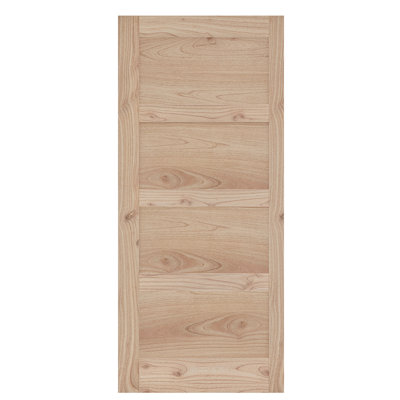 Porte intérieure en cèdre blanc brut 4 panneaux MODA