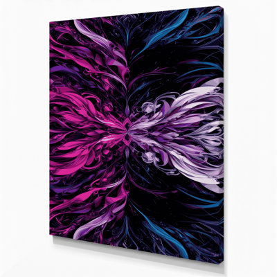 Art numérique sur toile, "Abstraction numérique 92"