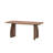 Hadasa Walnut & Light Gray Finish 5Pcs Dining Room Set