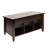 White 39.96in Rectangular P2 Board Liftable Double-Layer Solid Wood Leg Coffee Table-532461641-532461646