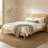 Brody Solid Wood Bed Frame-130370334-130370335