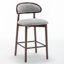 Tabouret de comptoir en bois massif-1970134081