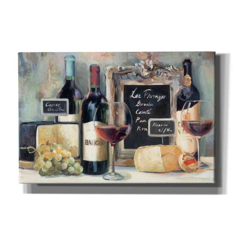 «Les Fromages» par Marilyn Hageman, art mural sur toile, H 40 po x l 60 po x P 1,5 po
