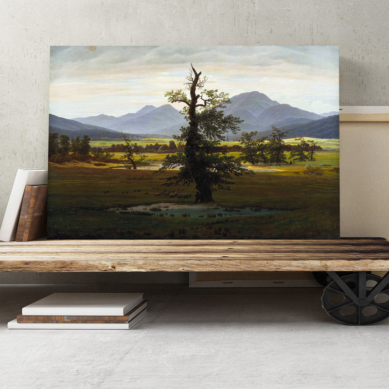 Friedrich Caspar David - Wrapped Canvas Painting, 40cm H x 60cm W