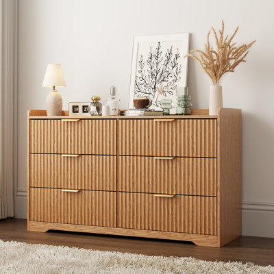 6 Drawer 47.2'' W Double Dresser