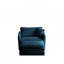 Chaise d'appoint moderne avec repose-pieds-129182488