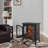 24 Inch 3D  Flame Electric Infrared Quartz Fireplace Stove With Remote Control-601821872-594164010