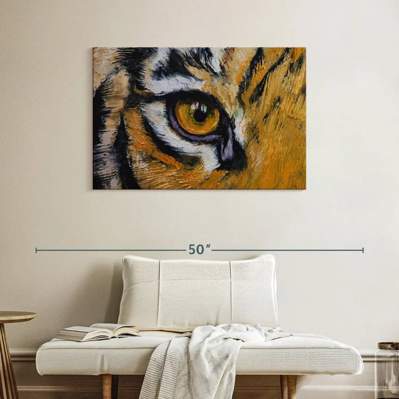 Oeil de tigre Brampt, H 26 po x l 39 po