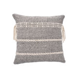 Embroidered Cotton Throw Pillow