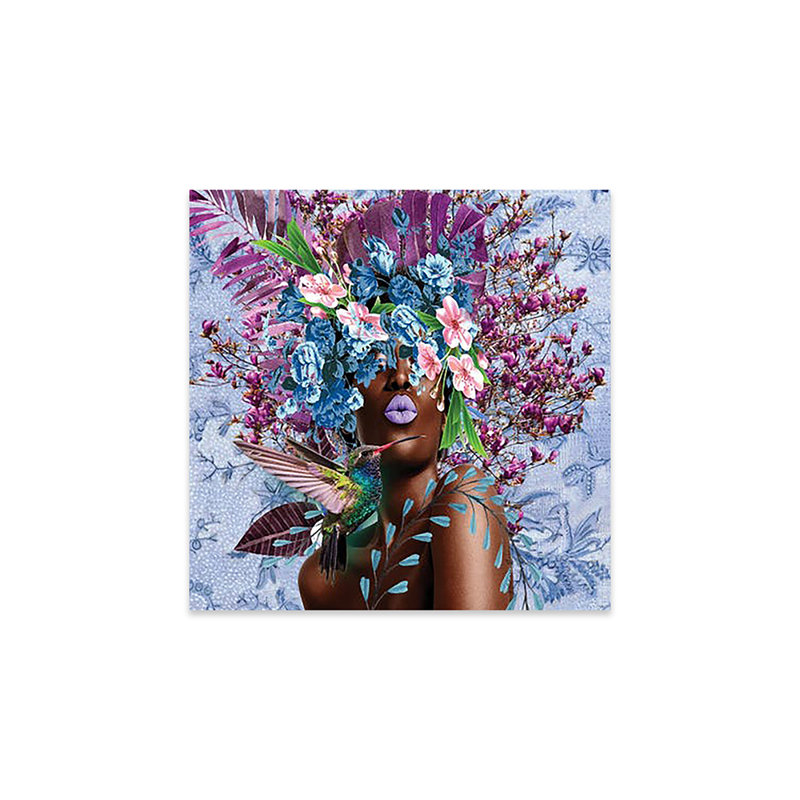 «Women in Bloom» - Mauve par Yvonne Coleman Burney - impression sans cadre