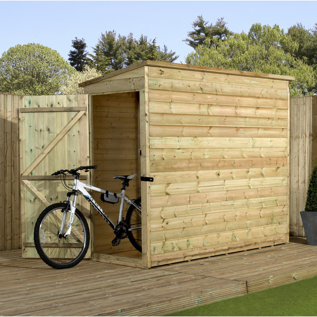 3 Ft. W x 7 Ft. D Shiplap Pent Wooden Shed
