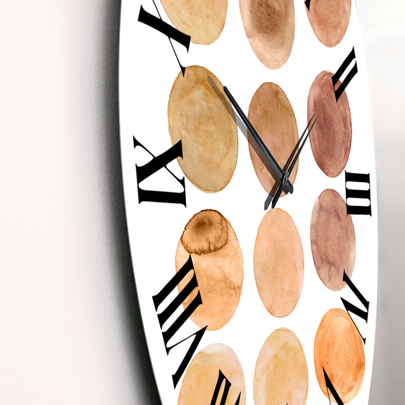 Horloge murale moderne, Moyen