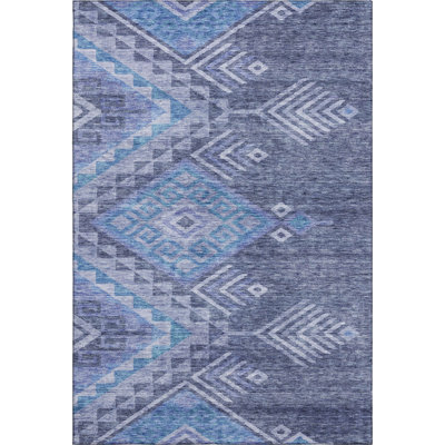 Premium Machine Washable Rothenberg AMF1091 Global Rug