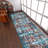 Crayton Machine Made Heatset Polypropylene Area Rugs - Rectangle, Blue Color, Oriental Design, Low Pile Machine Made Area Rugs for Living Room, Bed Room-30779470