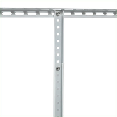 Steel 2 x 8FT Adjustable Heavy Duty Overhead Garage Ceiling Storage System in Soft White