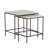 Abby Nesting Tables - Charcoal/TravertIne-48143469